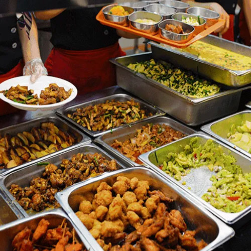 深圳市水蜜桃视频在线观看農產品有限公司軍警食堂承包案例