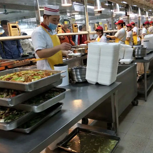 深圳市水蜜桃视频在线观看農產品有限公司機關食堂承包案例
