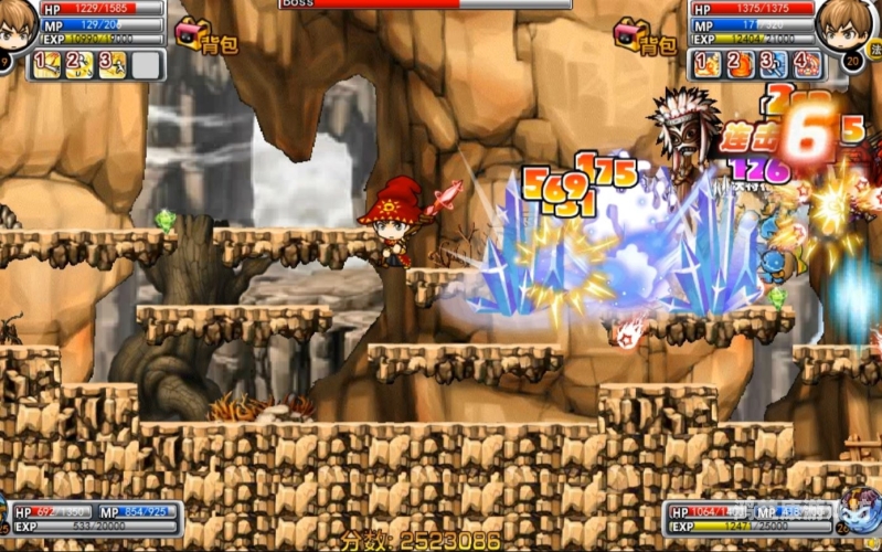 游戏概述冒险岛神兵传奇无敌版速升版