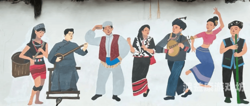 大妈用烧火棍在墙上画敖丙，艺术无界限，民间艺术家展现非凡才华用烧火棍画画的农村妇女