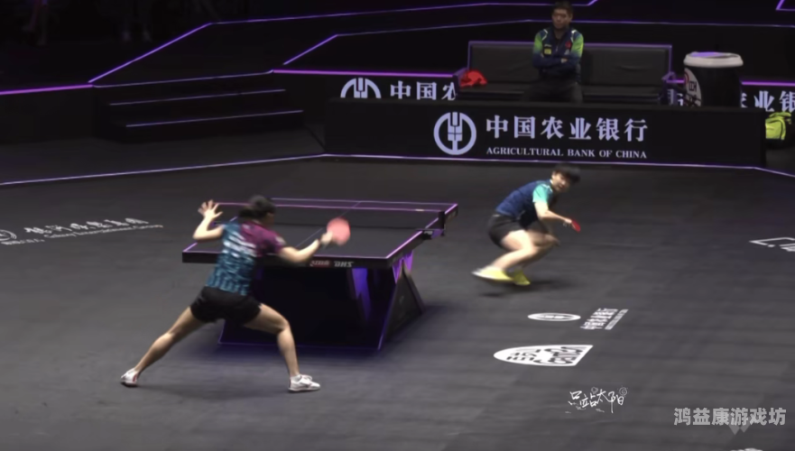 孙颖莎爆冲球威力惊人，邱教练肚子被打红引热议孙颖莎和教练的口头禅